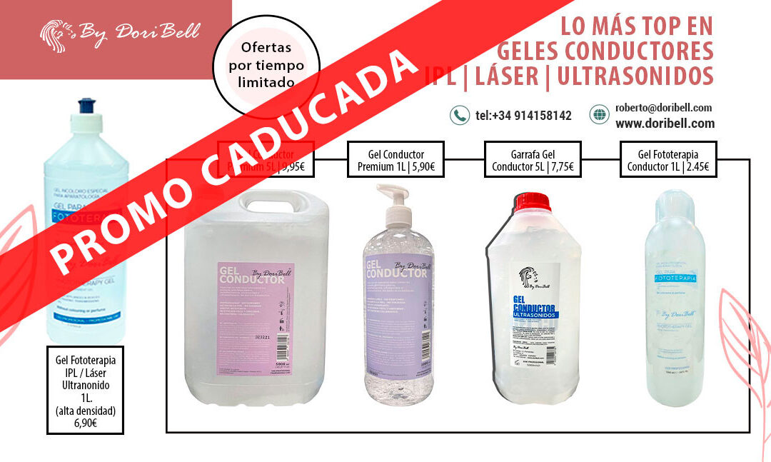 Geles Conductores IPL | Láser | Ultrasonidos
